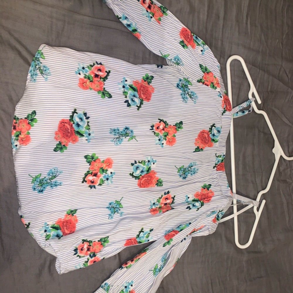 Off the shoulder shirt from JCPenney’s